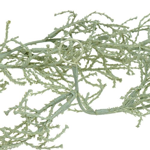 Floristik24 Silver Basket Garland Green 170cm
