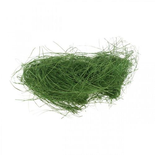 Product Sisal moss green natural fiber for decorating 300g