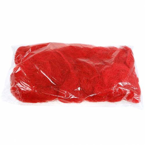 Floristik24 Sisal red 500g natural fiber