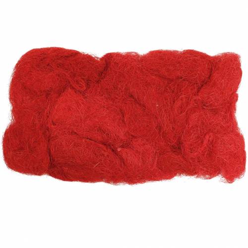 Floristik24 Sisal red 500g natural fiber