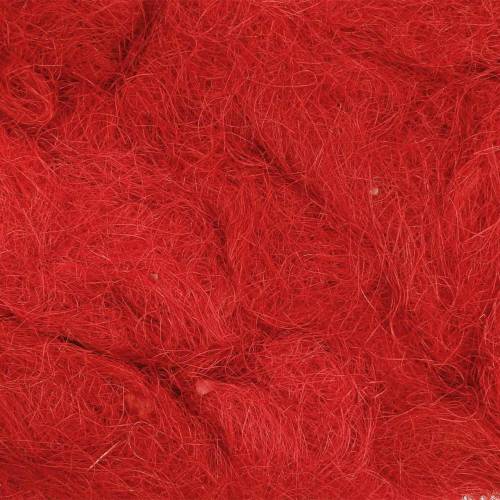 Floristik24 Sisal red 500g natural fiber