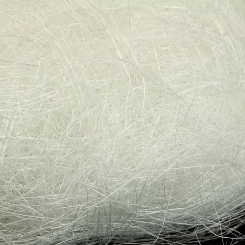 Floristik24 Sisal grass white, sisal grass for crafting, craft material natural material 300g