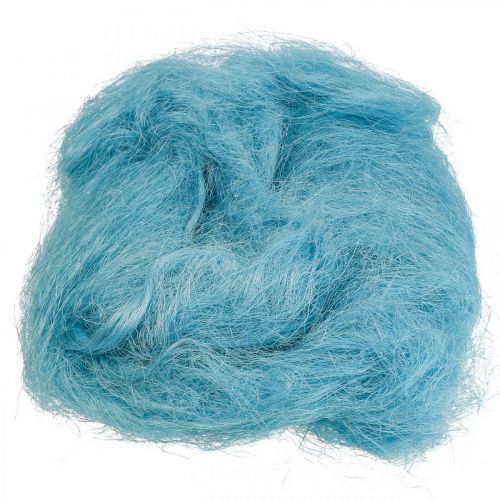 Product Sisal grass for crafting, craft material natural material turquoise 300g