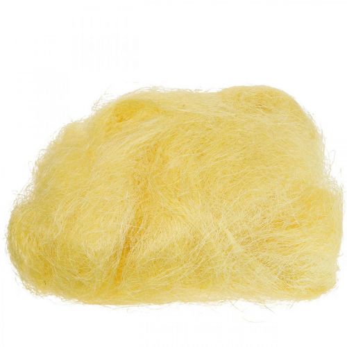 Floristik24 Sisal grass for crafts, craft material natural material yellow 300g