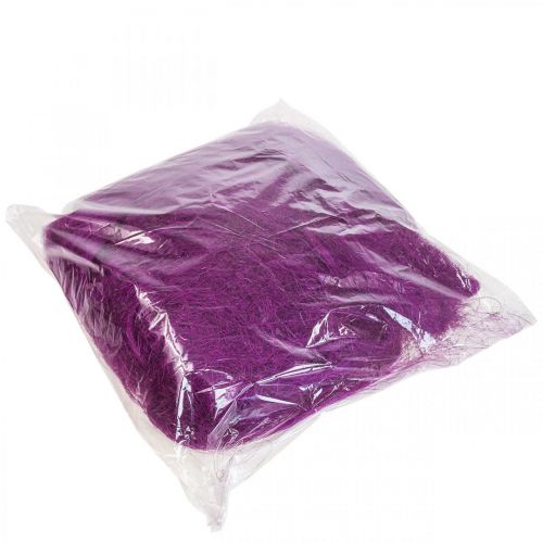 Product Sisal grass for crafting, craft material natural material purple 300g