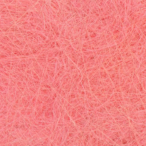 Floristik24 Heart decoration with sisal fibers light pink sisal heart 40x40cm