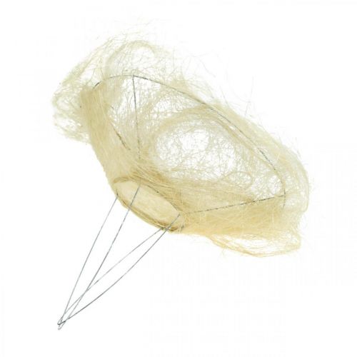 Product Bouquet, sisal cuff bleached Ø25cm 6 pcs