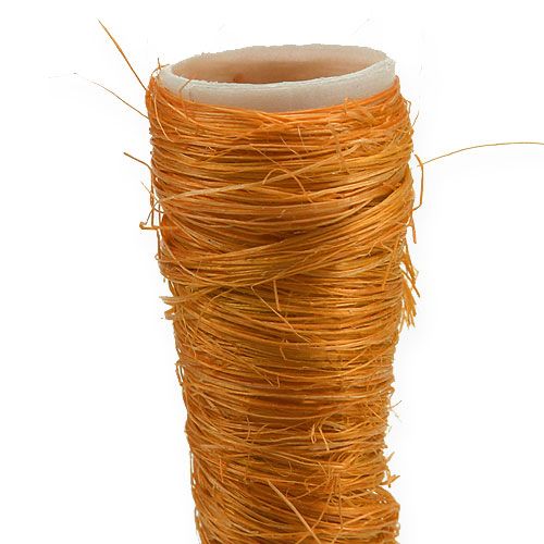 Floristik24 Sisal pointed vase orange Ø1.5cm L15cm 20 pcs
