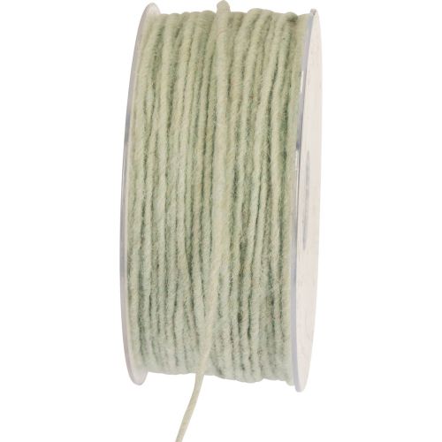 Product Felt cord wool thread wool cord wick thread mint 100m