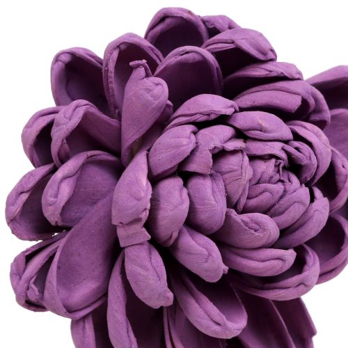 Product Flowers on the wire dark purple 8cm 12pcs