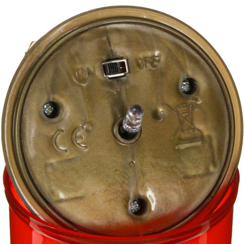 Product Solar grave lights LED in red white gold Ø6.5cm H12cm