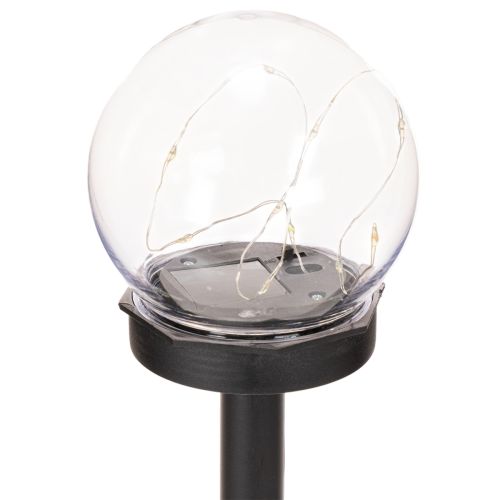 Garden light, globe light with ground spike for outdoor lighting, 36cm, 4 pieces | Floristik24.co.uk