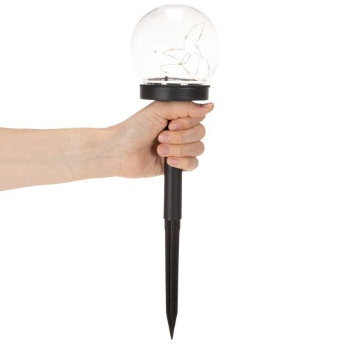 Garden light, globe light with ground spike for outdoor lighting, 36cm, 4 pieces | Floristik24.co.uk