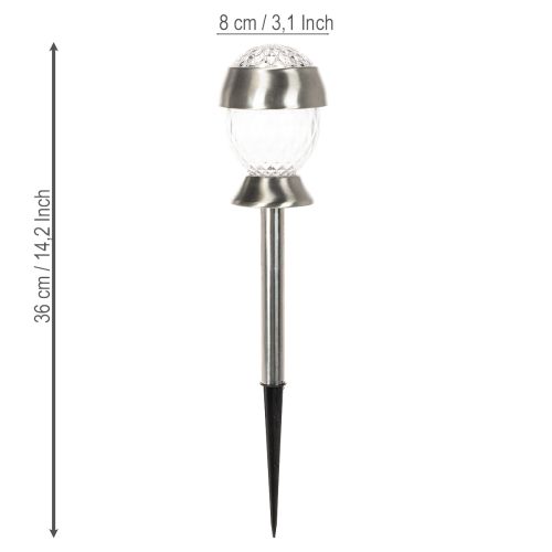 ProductName  
Set of 4 Solar Garden Globe Lights with Ground Stakes – 36 cm Height  

ProductDescription  
<div>  

<h2>Stylish and Practical Solar Garden Globe Lights</h2>  

<p>Illuminate your outdoor spaces with this set of four solar-powered garden gl | Floristik24.co.uk