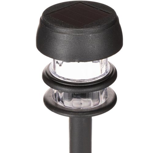 Solar garden lights with ground spike, outdoor lamps for garden paths, 35cm, 6 pieces | Floristik24.co.uk