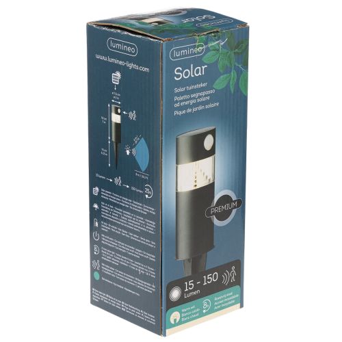 Solar garden light with motion sensor, LED, 34 cm | Floristik24.co.uk