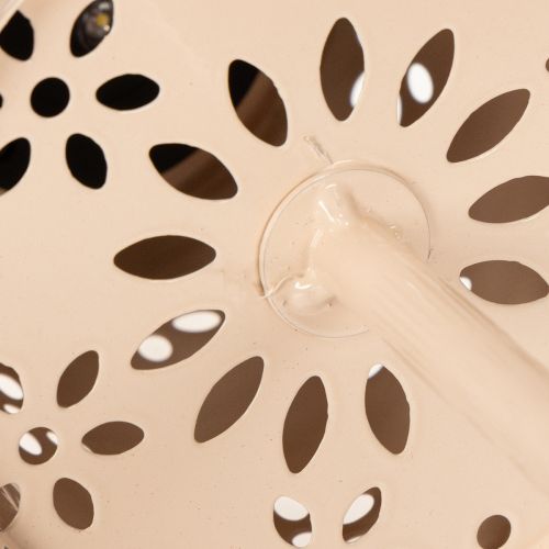 Product Table lamp with floral pattern, solar powered, for romantic garden lighting, 28cm