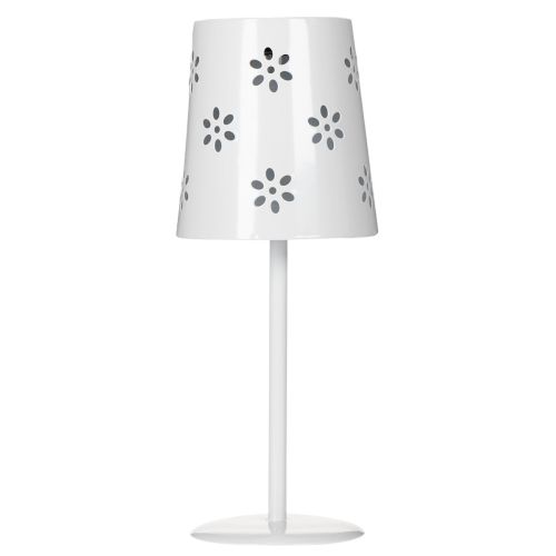 Product Solar table lamp with floral pattern for lighting on balcony, terrace or garden, 28cm