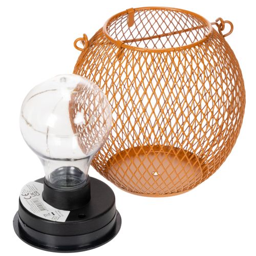 Product Solar lantern LED for atmospheric garden lighting in an attractive metal design, 12cm