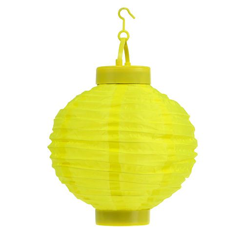 Lampion LED with solar 20cm yellow