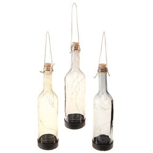 Product Solar Lights Outdoor Solar LED Bottles Ø7.5cm H31cm 3pcs