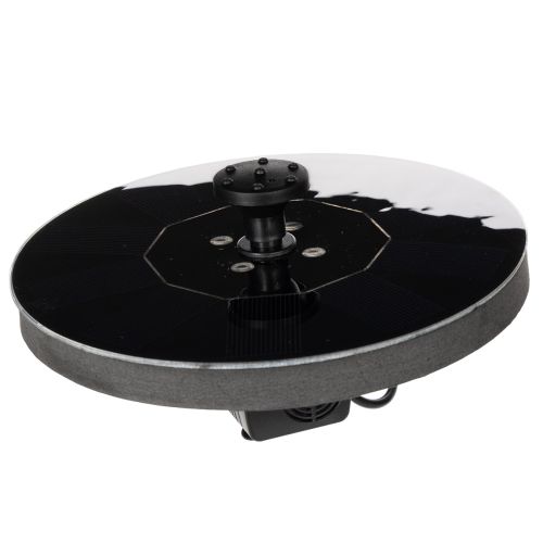 Solar pump for garden ponds, floating decorative water feature with LED, 16cm