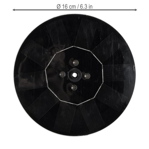 Product Solar pump for garden ponds, floating decorative water feature with LED, 16cm