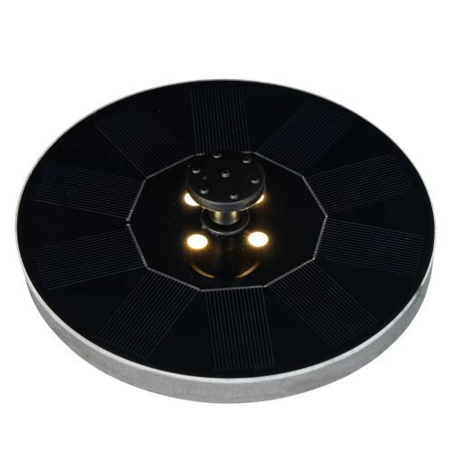Product Solar pump for garden ponds, floating decorative water feature with LED, 16cm