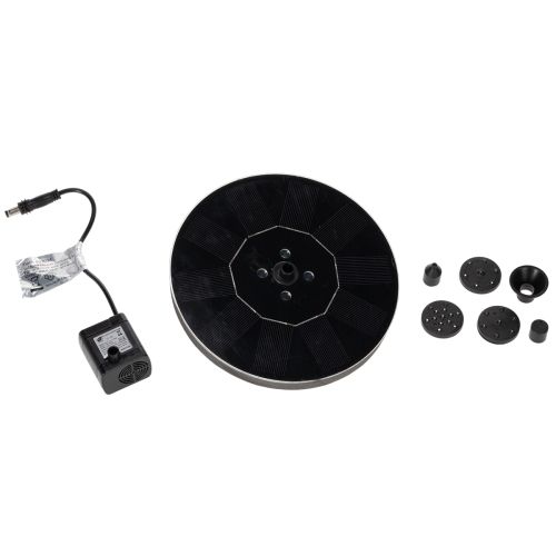 Product Solar pump for garden ponds, floating decorative water feature with LED, 16cm