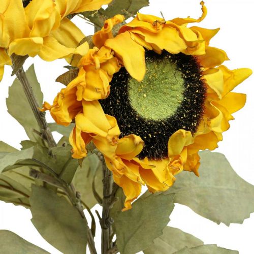 Product Artificial Sunflowers Sunflower Deco Drylook L60cm 3pcs