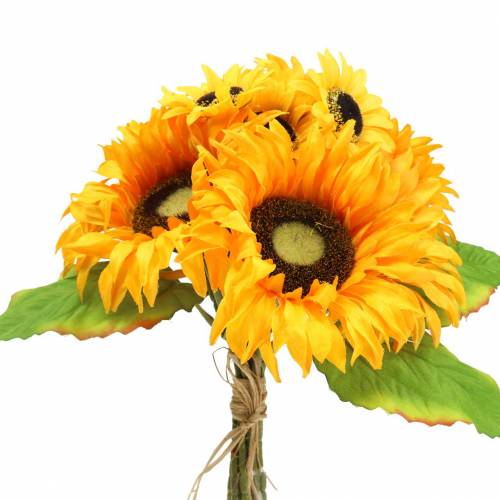 Floristik24 Decorative bouquet sunflower bunch yellow 30cm