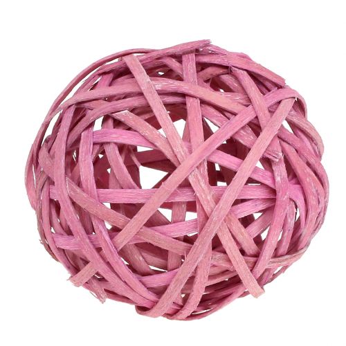 Floristik24 Chipboard Pink Ø6cm 6pcs
