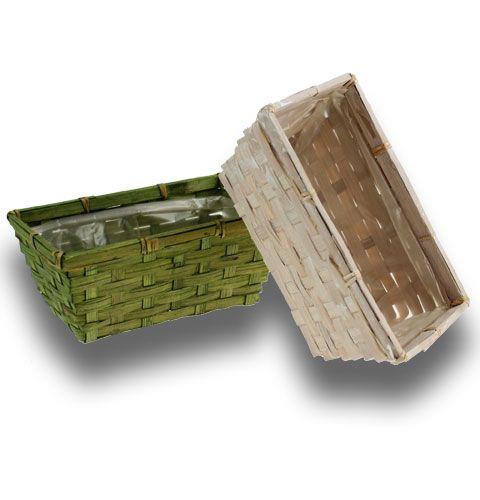 Chipboard set square green / white 10pcs | Floristik24.co.uk