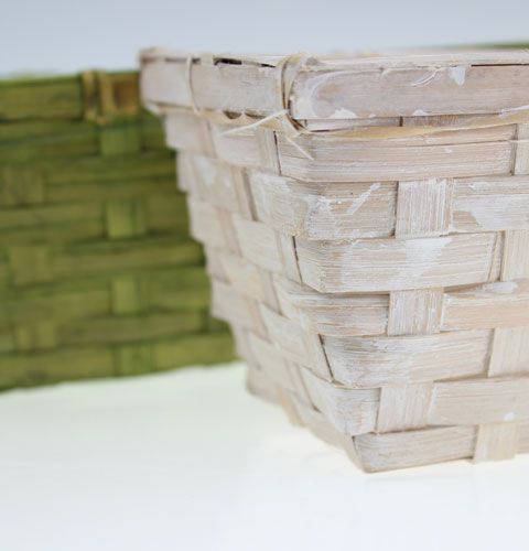 Chipboard set square green / white 10pcs | Floristik24.co.uk