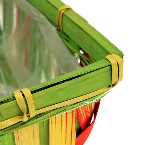 Product Chip basket set square multicolored 20cm x 11cm 12 pcs