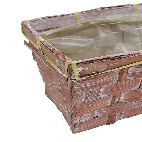 Product Chip basket set white, gray, brown 8 pieces 20cm x 11cm