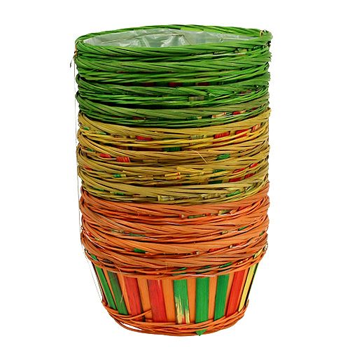 Product Chipboard bowl round multicolored Ø 20cm 12 pcs