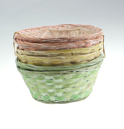 Floristik24 Chipboard round multicolored 6 pcs. Ø 25cm