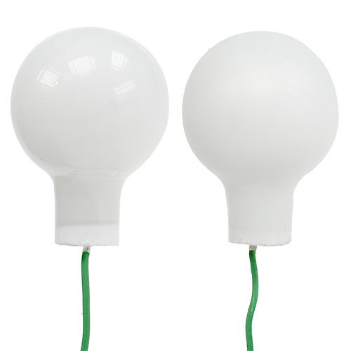 Product Mirror berries Ø2cm white matt, glossy 140p