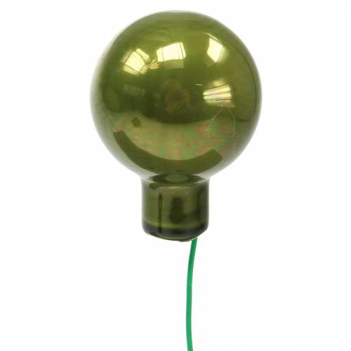 Floristik24 Christmas decoration mirror berries green Ø2.5cm 140p