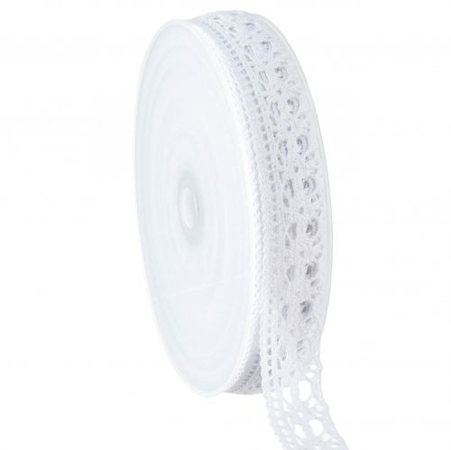 Product Decorative ribbon white lace ribbon decorative ribbon lace W25mm L20m