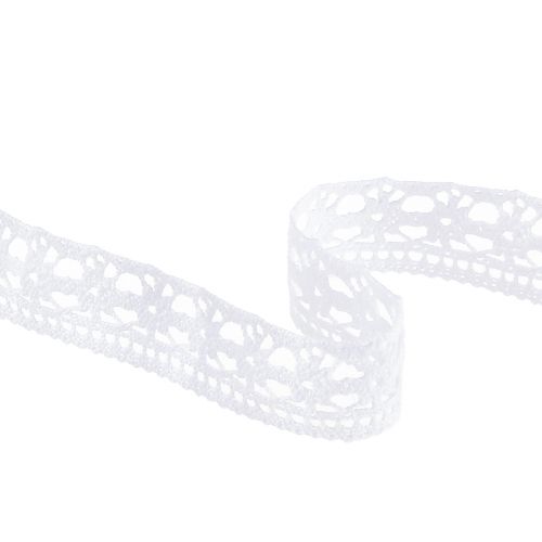 Product Decorative ribbon white lace ribbon decorative ribbon lace W25mm L20m