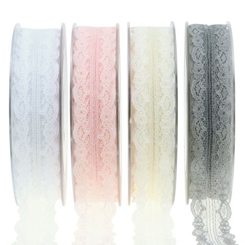 Lace band with wave edge 25mm 20m