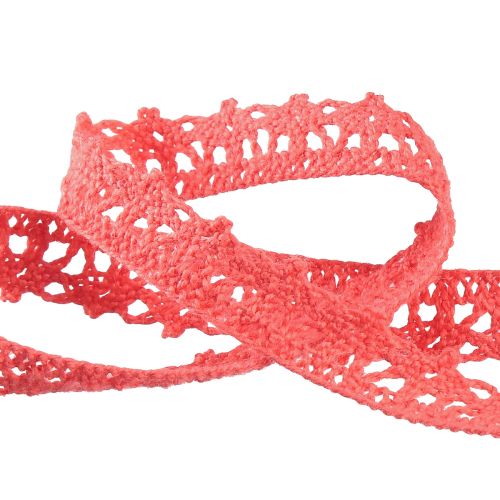 Product Lace trim Coral decorative ribbon lace decorative ribbon W12mm L20m