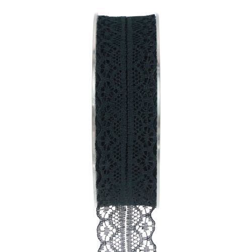 Lace ribbon gift ribbon black ribbon lace 28mm 20m