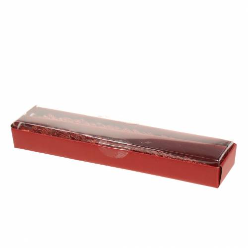 Floristik24 Tapered candles fir red 30mm × 260mm 2pcs