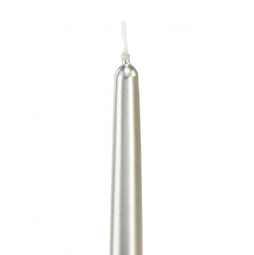 Product Taper candles silver 250/23 12pcs