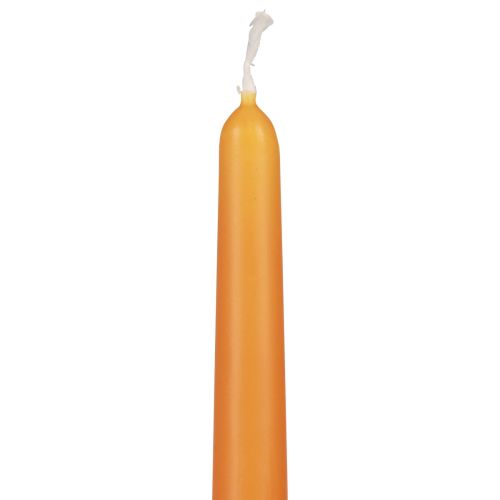 Product Tapered candles Wenzel candles orange 250/23mm 12pcs