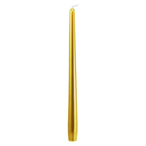 Product Taper candles 300/23 Gold dinner candles 12pcs