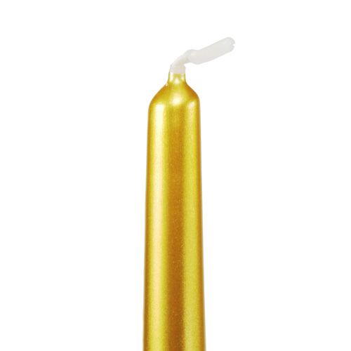 Taper candles 300/23 gold table candles 12 pieces